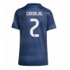 Real Madrid Daniel Carvajal #2 Bortedrakt Kvinner 2025-26 Kortermet